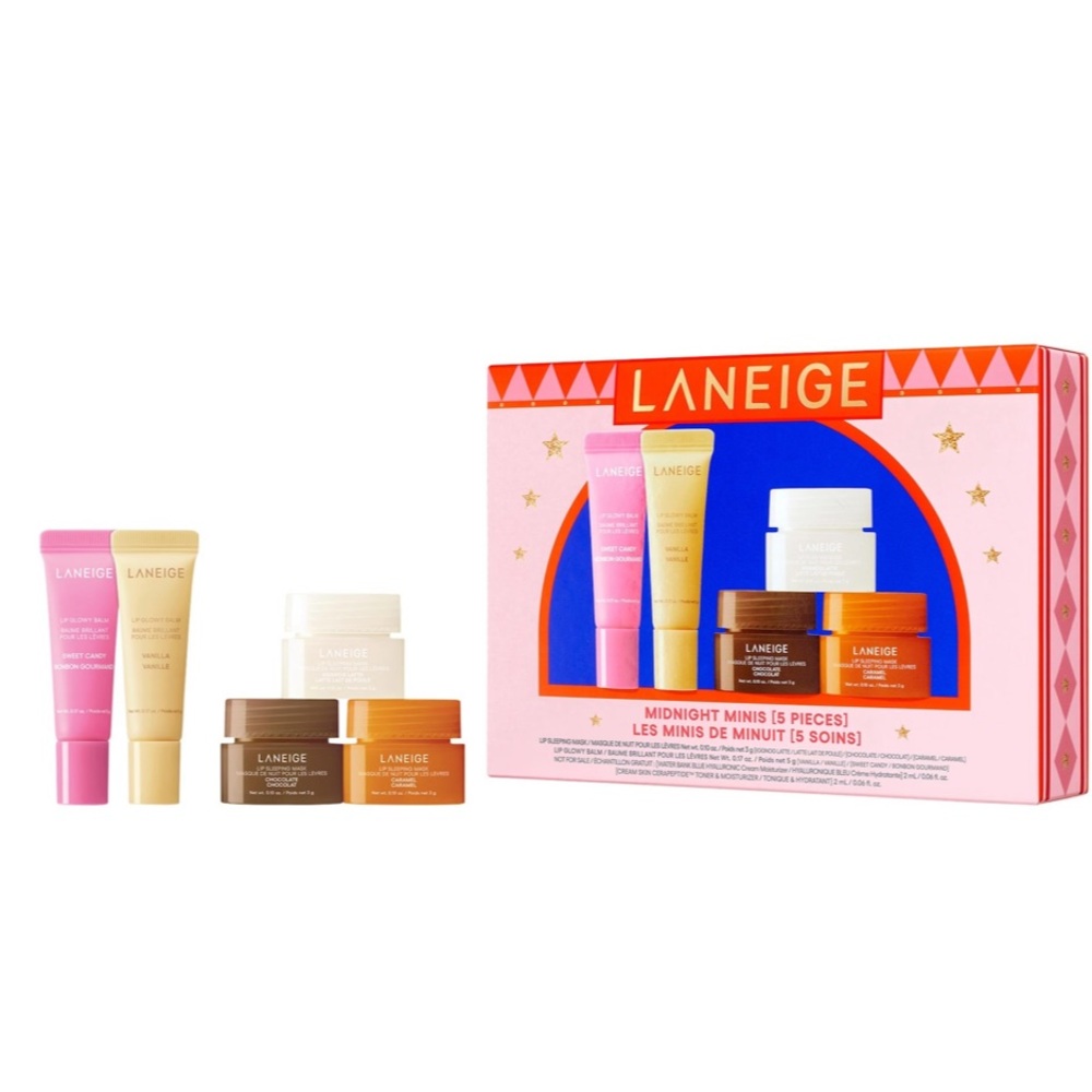 NIB LANEIGE Limited Edition Skincare Set - Midnight Minis